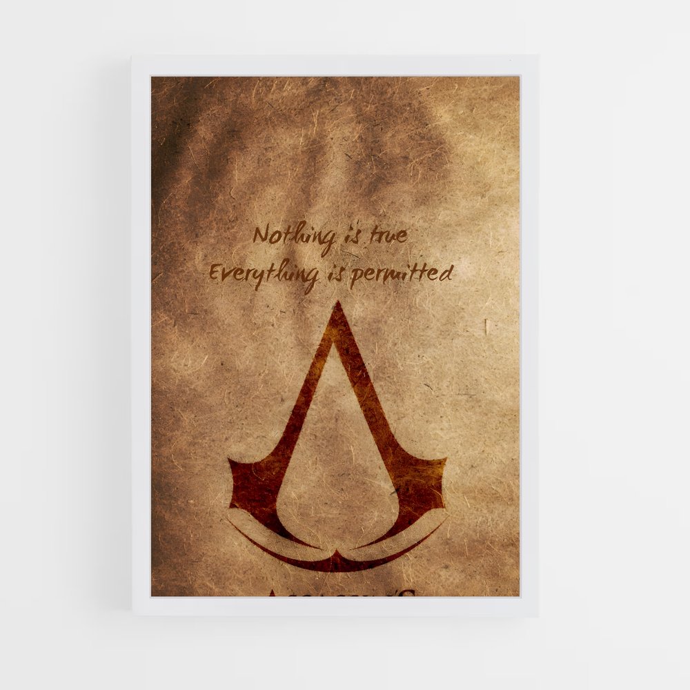 Poster Assassins creed révéler – affiche Assassin's Creed (vue 3)